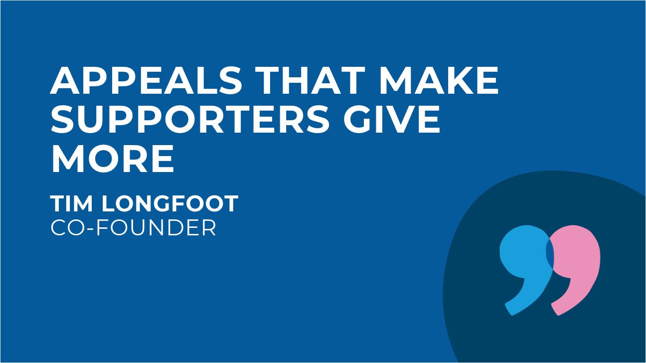 Fundraising appeals that raise more from your existing supporters